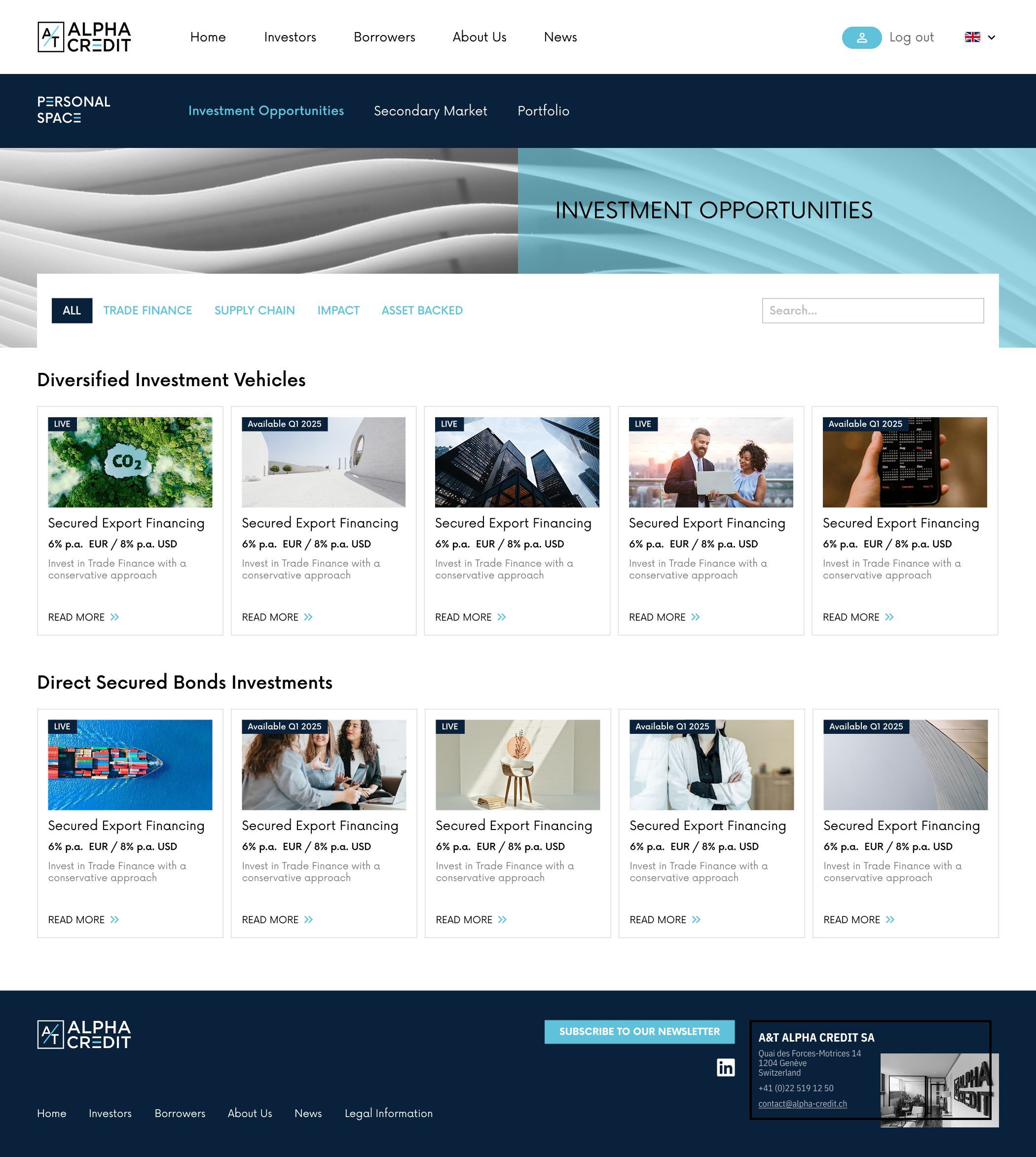 Investment opportunities