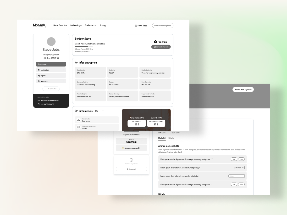 Moriarty — conception