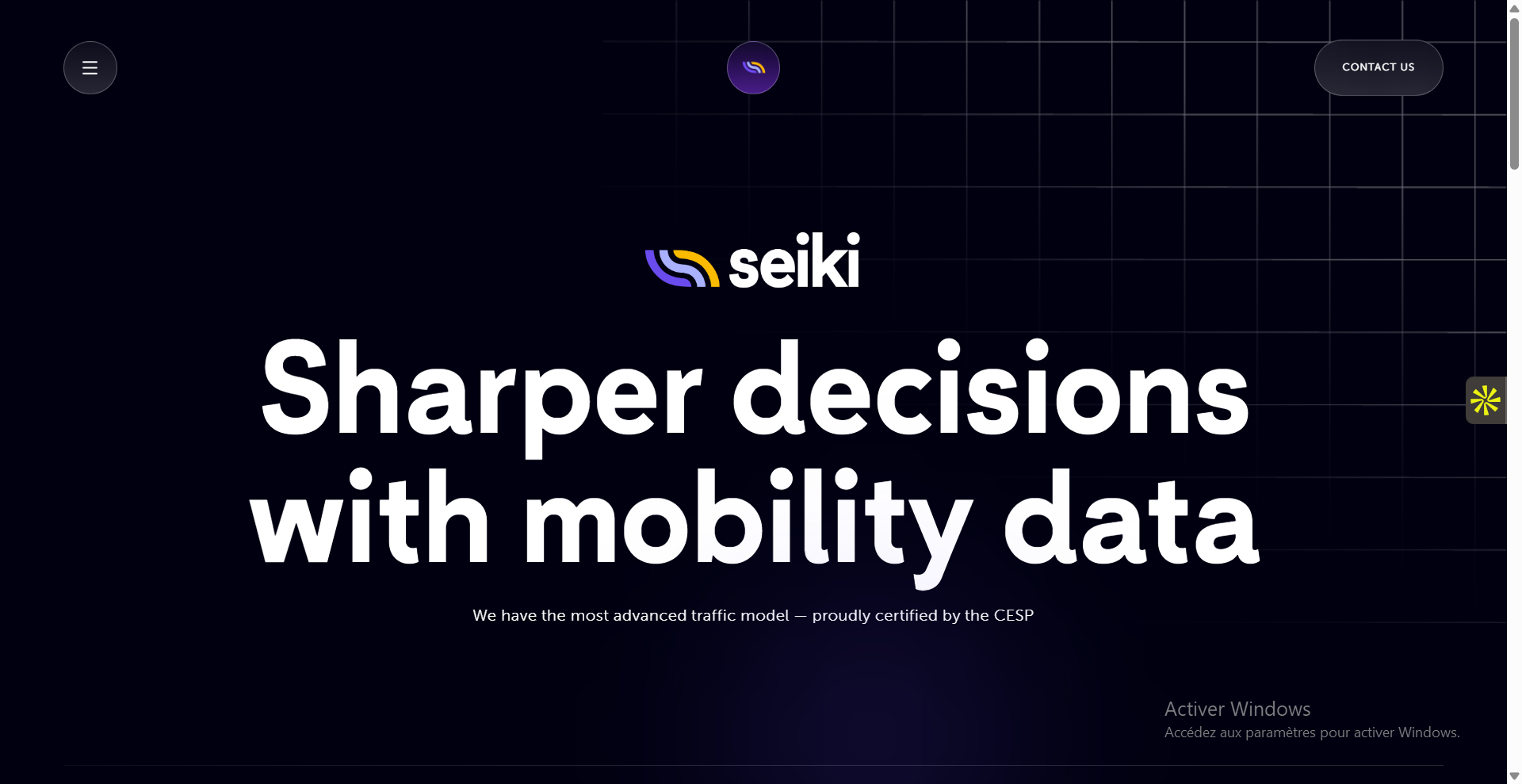 Seiki — aperçu plateforme
